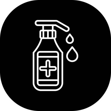 Sıvı simgenin vektör illüstrasyonu