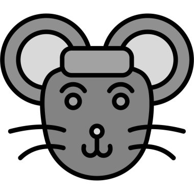 Kolayca düzenleyebilen ve düzenleyebilen fare vektör simgesi