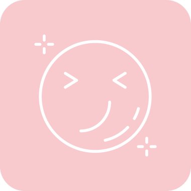 Mutlu yüz simgesi vektör illüstrasyonu