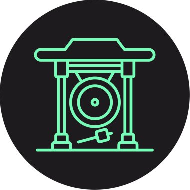 güzel sütun vektör resimlemesi