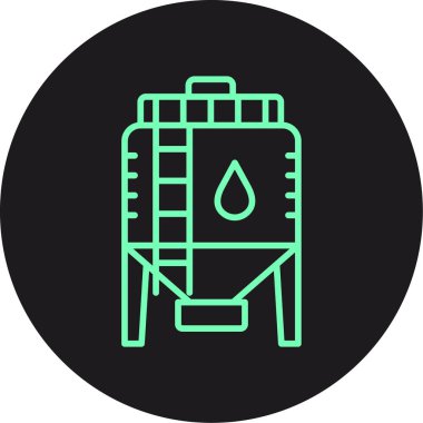 vektör yağ varili ico