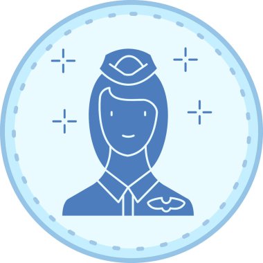 Bir kadının vektör illüstrasyonu