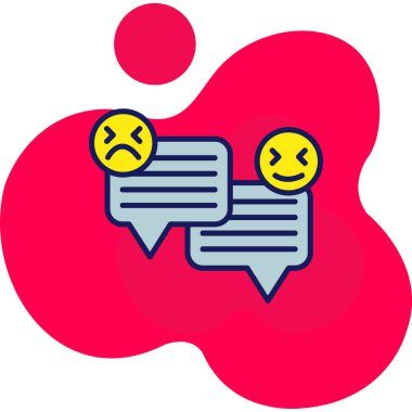 sohbet kabarcıkları vektör illüstrasyon