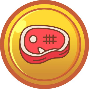 Bir simgenin vektör illüstrasyonu