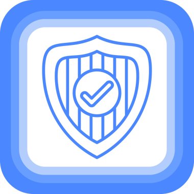 Simge, vektör illüstrasyonunu kontrol et