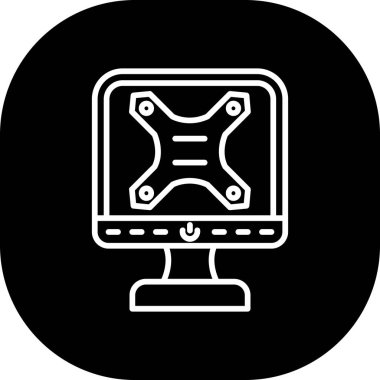 seo modern simgesinin vektör illüstrasyonu