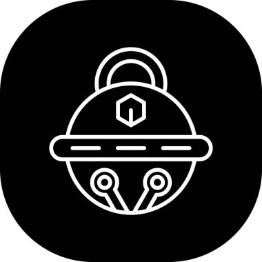 ufo. Web simgesi basit illüstrasyon