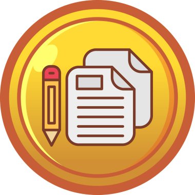 Atanma simgesi, vektör illüstrasyonu basit tasarım