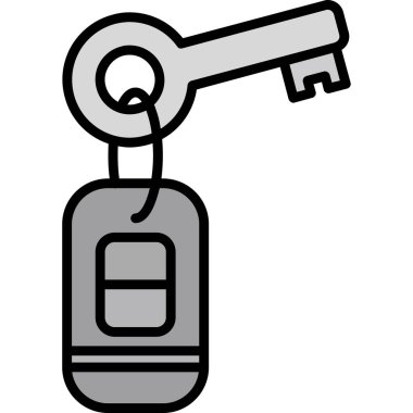 Anahtar. Web simgesi basit illüstrasyon