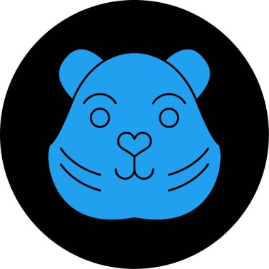 hayvan simgesi vektör illüstrasyonu