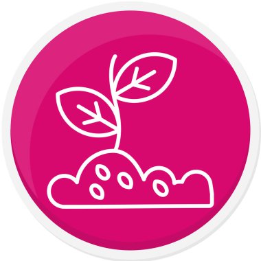 Ağaç simgesi. vektör illüstrasyonu