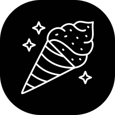 Krem simgesi, vektör illüstrasyonu