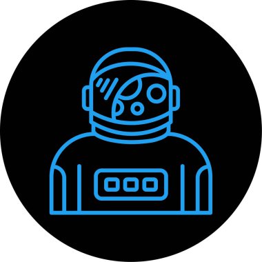 Robot simgesinin vektör illüstrasyonu