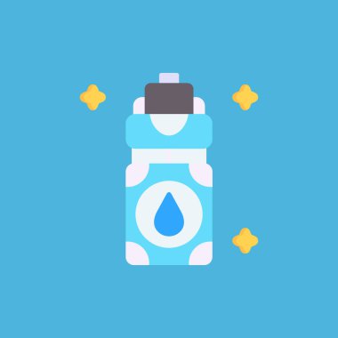 water bottle icon in vector. logotype