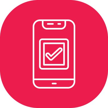 vektör mobil illüstrasyon simgesi