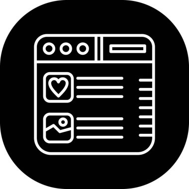 seo modern simgesinin vektör illüstrasyonu