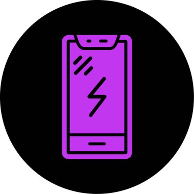 Vektör akıllı telefon simgesi illüstrasyonu