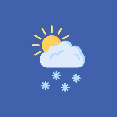 Güneş, karlı bulut, vektör, 10 dosya, düzenlenmesi kolay