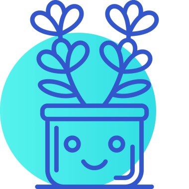 Kaktüs simgesi vektör illüstrasyonu