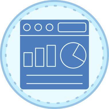 Ağ simgesi. Basit vektör illüstrasyonu