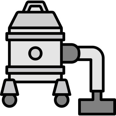 Süpürge Temizleyici vektör simgesi