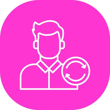 İş ve finans simgesinin vektör illüstrasyonu