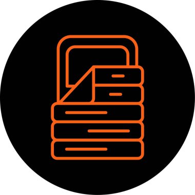 kitap simgesi vektör illüstrasyonu