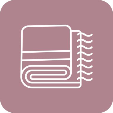 Bir kitap simgesinin vektör illüstrasyonu