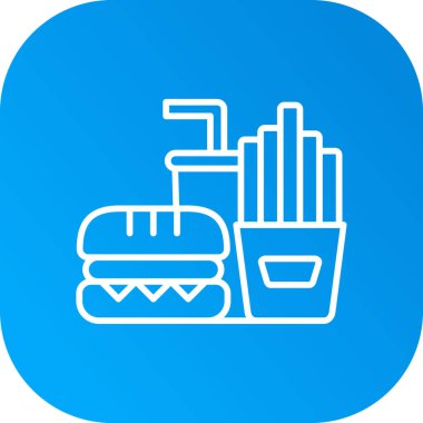 Gıda simgesinin vektör illüstrasyonu