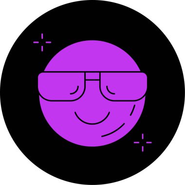 Mutlu Emoji 'ler. Vektör illüstrasyonu