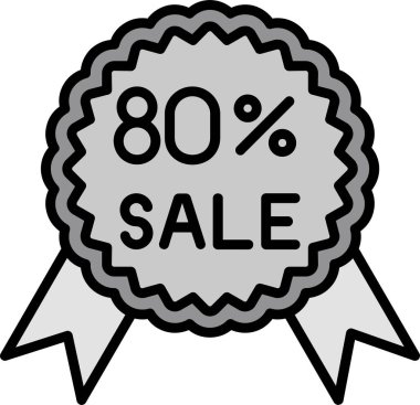 Siyah arka planda yüzde yüz etiket. vektör illüstrasyonu.