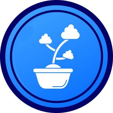 çiçek simgesi, vektör illüstrasyonu basit tasarım