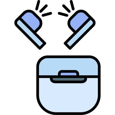 Çanta. Web simgesi basit illüstrasyon