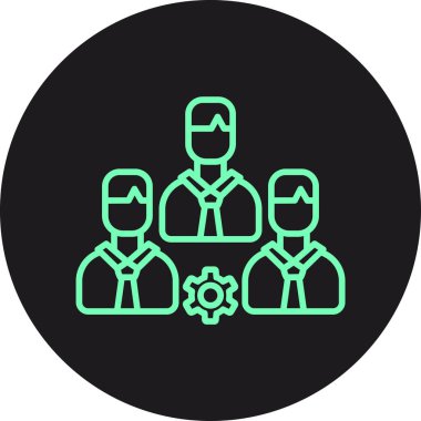 İş ve finans simgesinin vektör illüstrasyonu