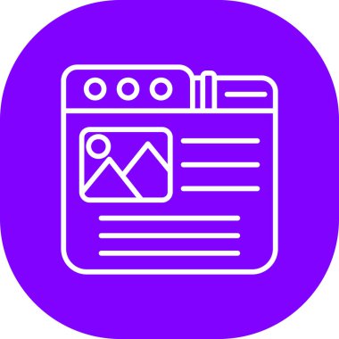 seo modern simgesinin vektör illüstrasyonu