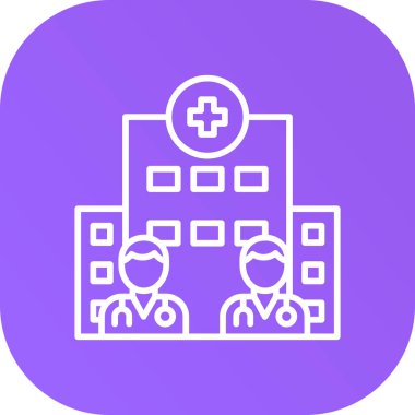 Bir hastane vektör çizim