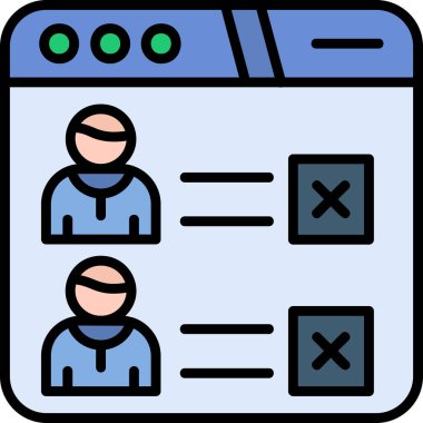 iş ekibi simgesi, vektör illüstrasyonu