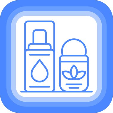 kozmetik yağ ikonu vektör illüstrasyonu