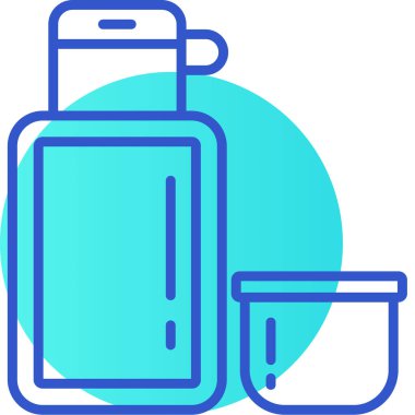 şişe simgesi vektör illüstrasyonu