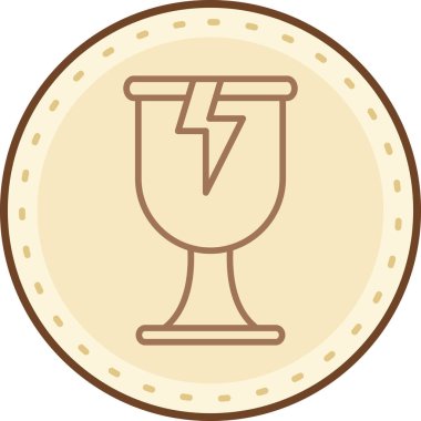 Bir fincanın vektör çizimi