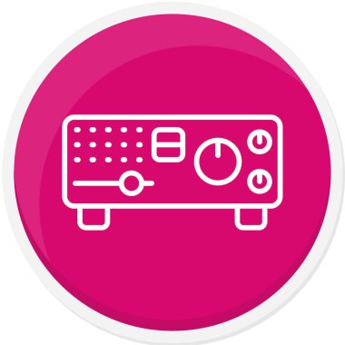 Modern b 'nin vektör illüstrasyonu eksik simgesi