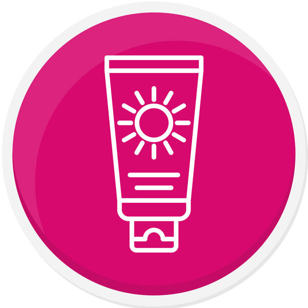 векторная современная икона, выделенная розовым. eps