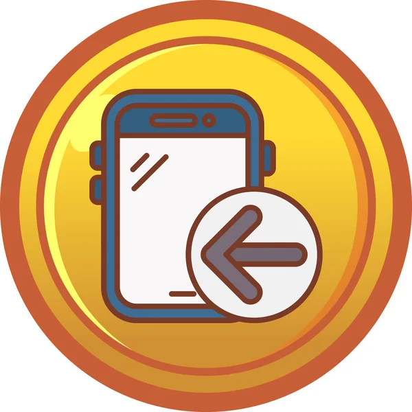 Smartphone Simgesi, vektör illüstrasyonu