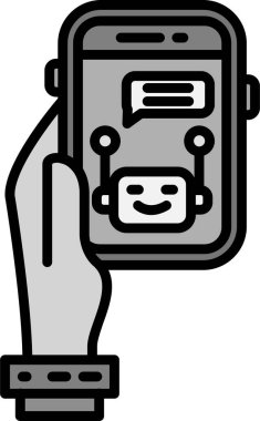 Elektronik makine. Web simgesi