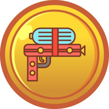 Çizgi film simgesinin vektör çizimi