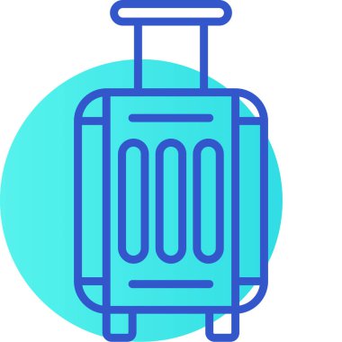 Seyahat simgesinin vektör illüstrasyonu