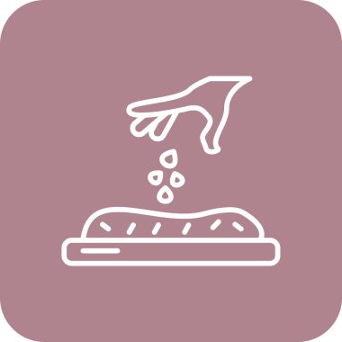 Para vektör simgesi ile el