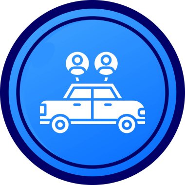 Araba ikonu. resimleme tasarımı