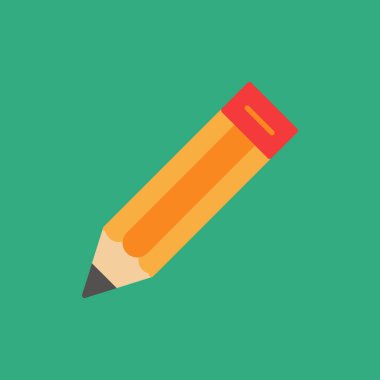 Pencil  icon, vector illustration simple design