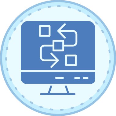 Seo simgesinin vektör illüstrasyonu